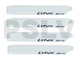 LXT1208-3D  Lynx Main Blade 120 mm Pro Edition White 2 sets Trex150  